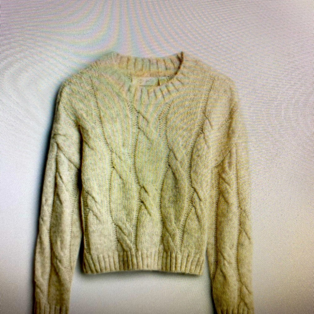 RD Starsana Cable crewneck sweater, from stich fix.